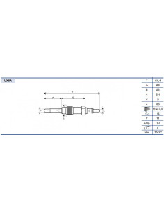EQUIVALENTE A BOSCH 250201032 2