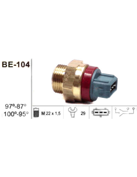 BULBO DE ELECTROVENTILADOR