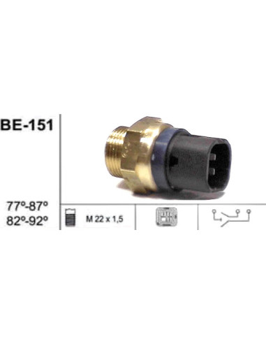 BULBO DE ELECTROVENTILADOR
