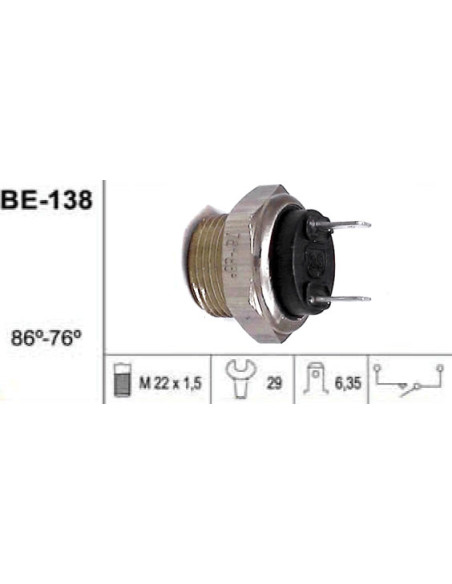 BULBO DE ELECTROVENTILADOR