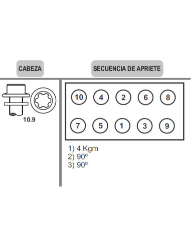BULONES DE TAPA DE CILINDROS