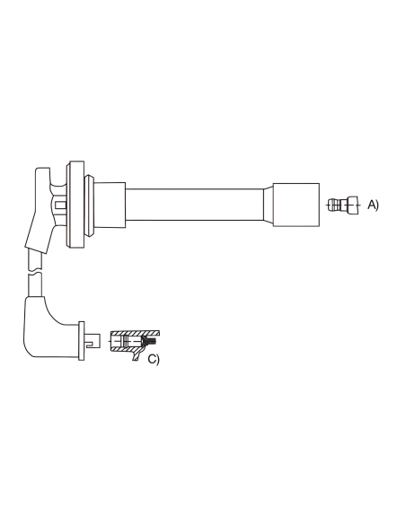 CABLE BUJIA APL.ROVER 618,620