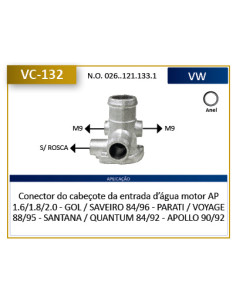 CONECTOR DE AGUA (VARIOS)