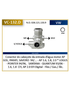 CONECTOR DE AGUA (VARIOS)