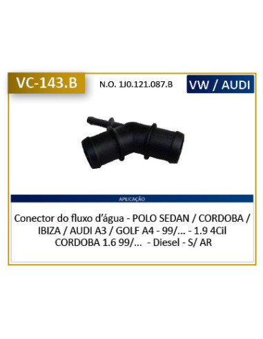 CONECTOR DE AGUA (VARIOS)