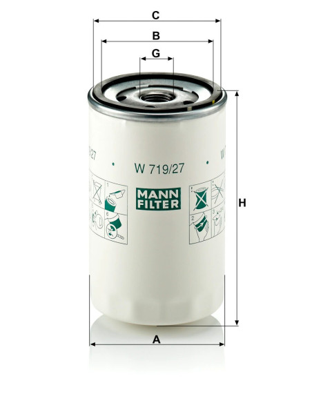 FILTRO DE ACEITE DE MOTOR