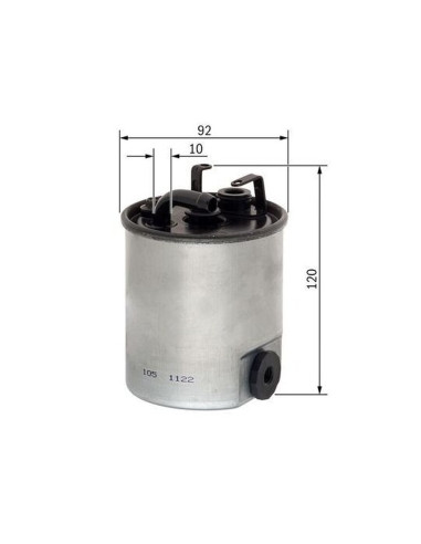 FILTRO DE COMBUSTIBLE M. BENZ SPRINTER C/SENSOR