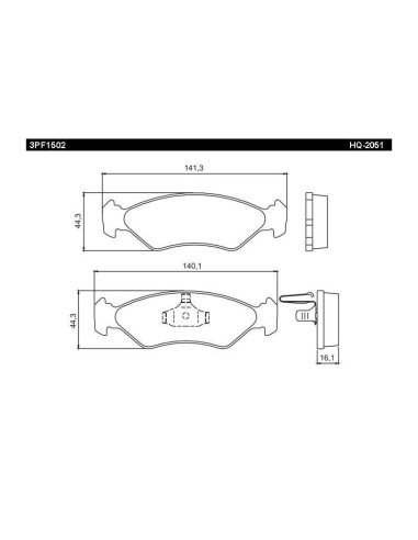 DELANTERA - (TEVES)- PISTON DE 48 MM