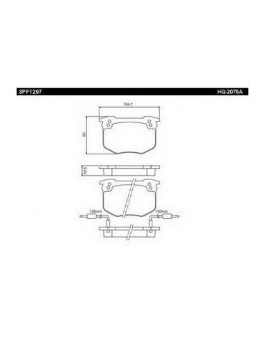 DELANTERAS - C / SENSOR