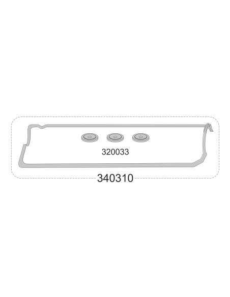 CONJUNTO JTA.TAPA VALVULAS FORD