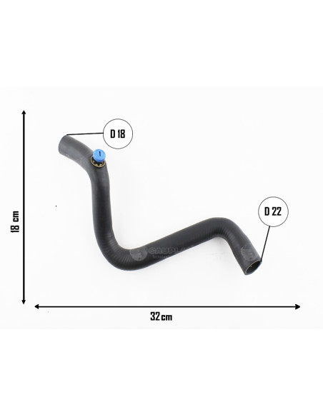 CAÑO CALEFACTOR ENTRADA RENAULT FLUENCE 2.0