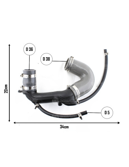 CAÑO INTERCOOLER RENAULT KANGOO CLIO II  1.5