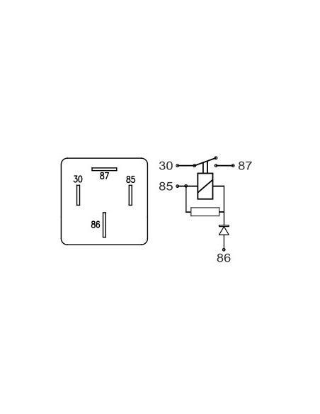 MINIRELAY APL.VW POINTER LUCES,EV