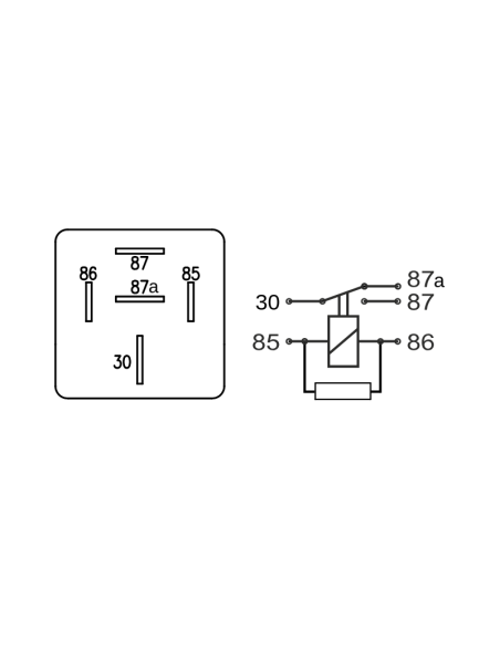 RELAY DE INYECCION FORD GALAXY C/RESISTENCIA