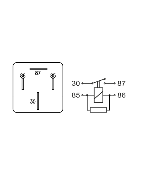 MINIRELAY APL.FIAT DUNA,UNO ACC.