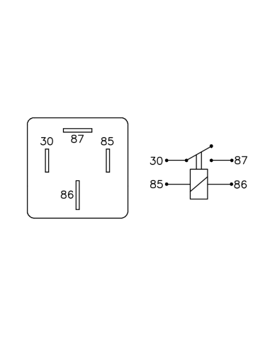 MINIRELAY APL.CHEV.ASTRA ACC.