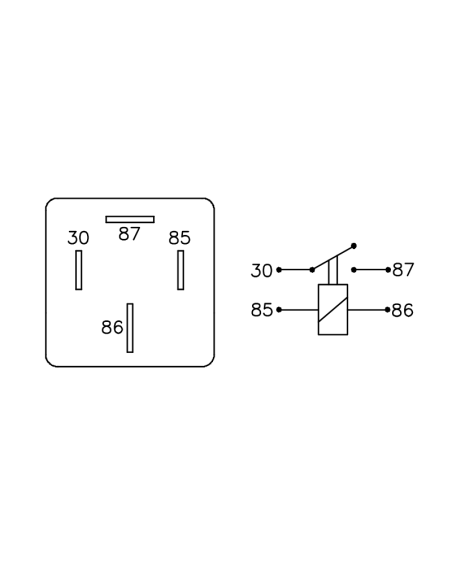 MINIRELAY APL.CHEV.ASTRA ACC.