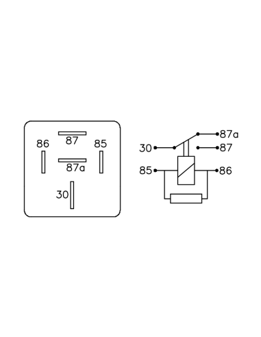 MINIRELAY APL.FIAT DUNA GNC