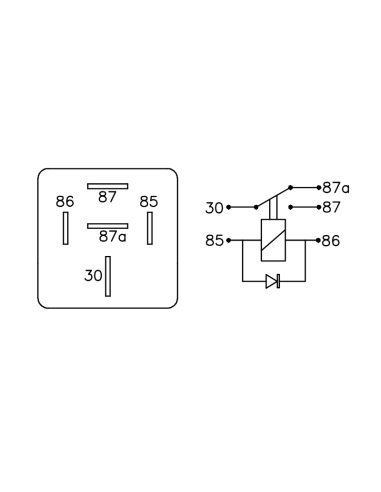 RELAY APL.RENAULT 19,KANGO,MAGANE ACC.