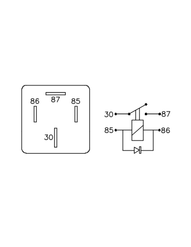 MINIRELAY APL.RENAULT CLIO EXPRESS