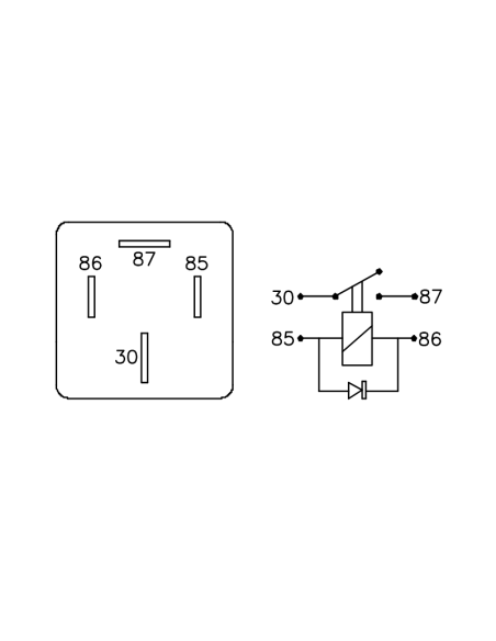 MINIRELAY APL.RENAULT CLIO EXPRESS