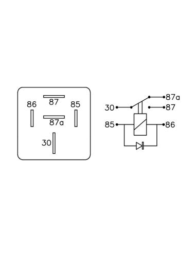 MINIRELAY APL.RENAULT CLIO,EXPRESS E.V