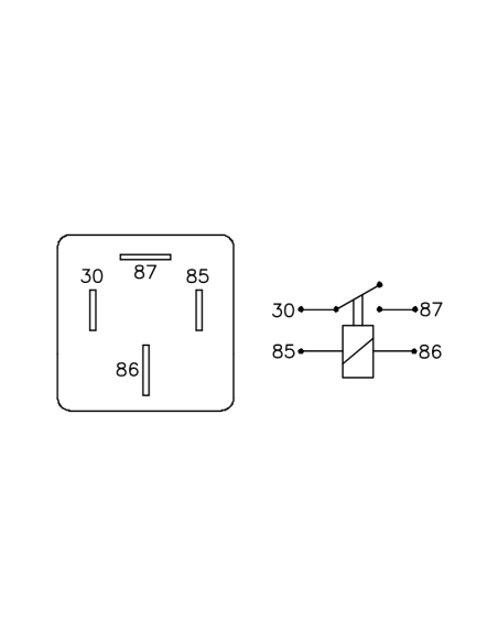 MINIRELAY APL.FORD SIERRA A/A