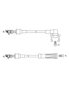 CABLE BUJIA APL.RENAULT 9,19 RNI97