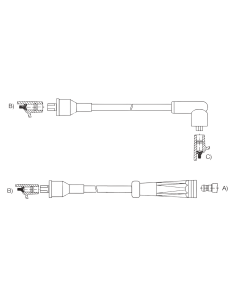 CABLE BUJIA APL.RENAULT 11../90
