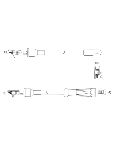 CABLE BUJIA APL.RENAULT 11../90