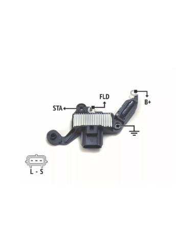 REG.VOLT.APL.FORD ALT.VISTEON 3PINES*
