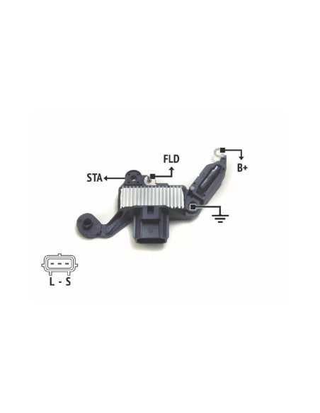 REG.VOLT.APL.FORD ALT.VISTEON 3PINES*