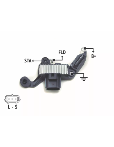 REG.VOLT.APL.FORD ALT.VISTEON 3PINES*