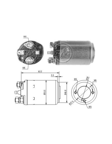 SOL.APL.FORD ESCORT 12V(X PED)