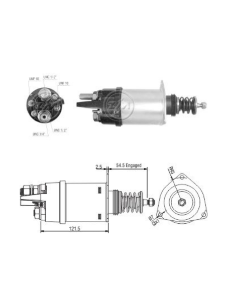SOLENOIDE CATERPILLAR, DELCO 37MT