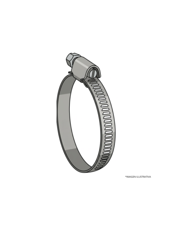 ABRAZADERA RANGO 08-10 9MM TORNILLO TUERCA